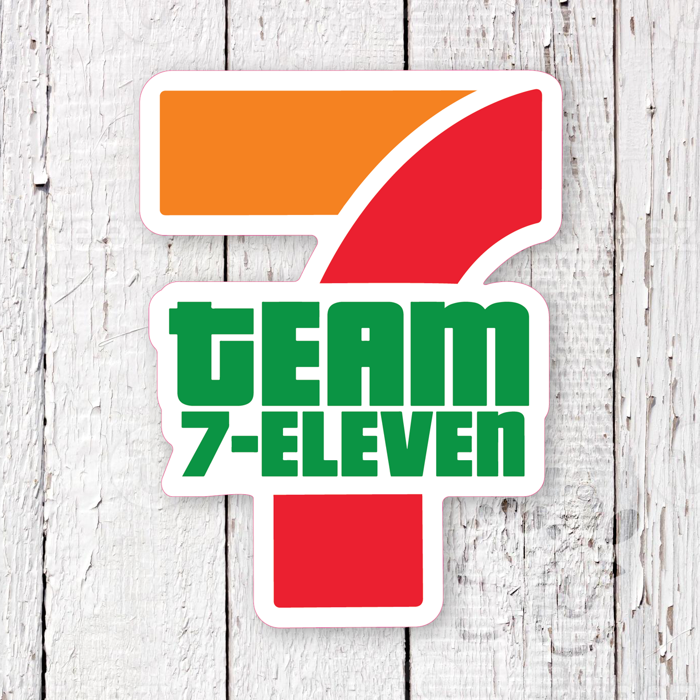 Team 7-Eleven Waterproof Sticker