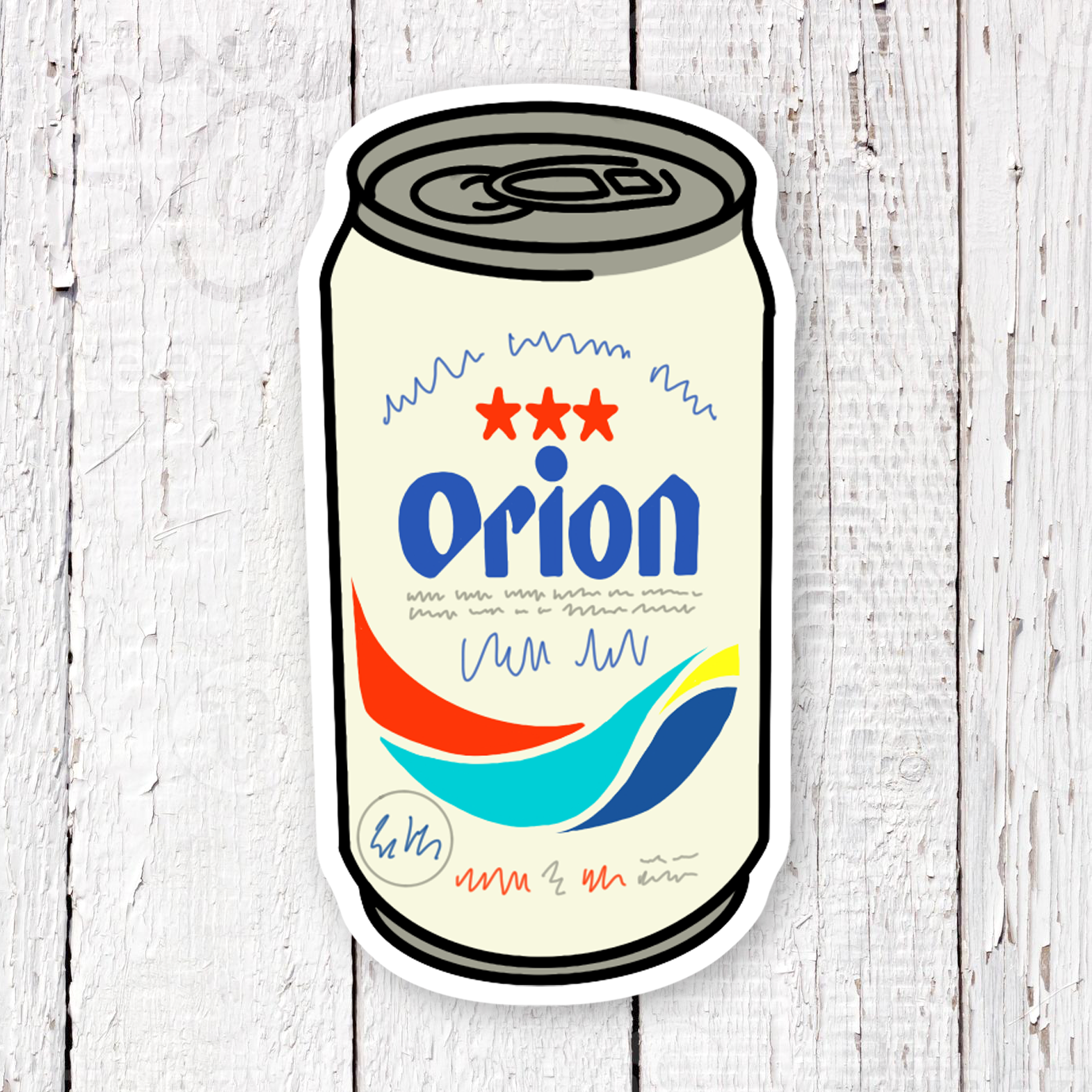 Orion Beer Waterproof Sticker