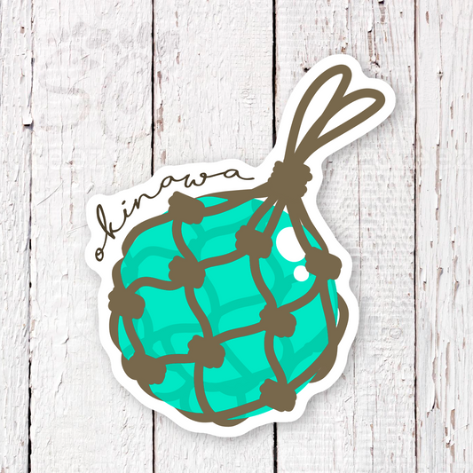 Okinawa Glass Float Waterproof Sticker