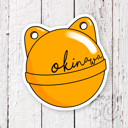Okinawa Plastic Float Waterproof Sticker