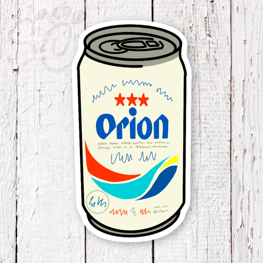 Orion Beer Waterproof Sticker
