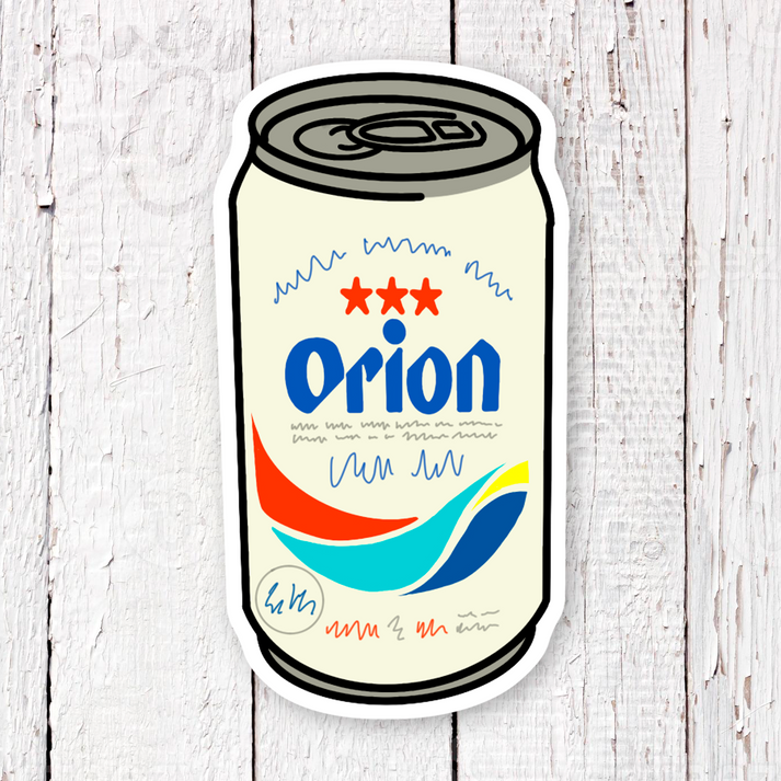 Orion Beer Waterproof Sticker – Sticker Chick Stickers