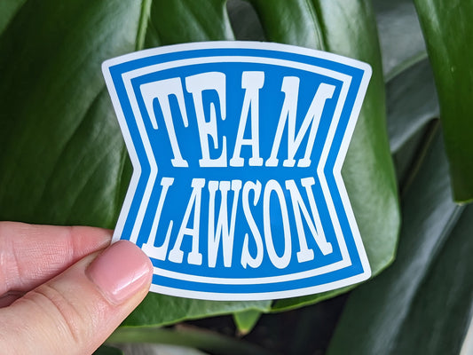 Team Lawson Waterproof Sticker